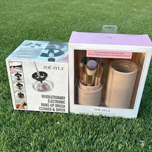 BUNDLE: Zoë Ayla Makeup Brush Cleaner and Dryer & Zoë Ayla Makeup Brush Set